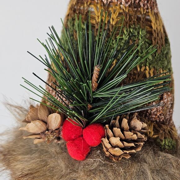 NWT Transpac Rustic Hunting‎ Camo Santa Plush Shelf Sitter Christmas Decor - Picture 7 of 13